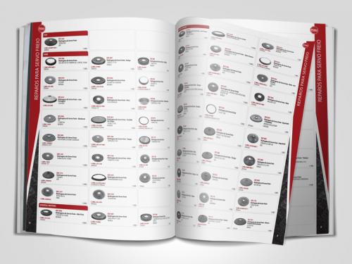 Catalogo para Autopeças Design gráfico